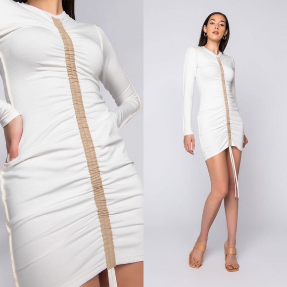 Ruched Front Mini Dress - Picture 5 of 6